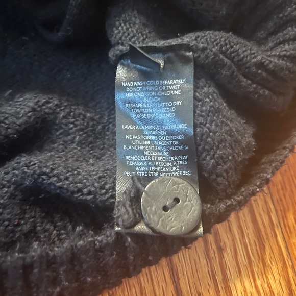 Pilcro Black Shawl Collar Cardigan - Picture 7 of 8